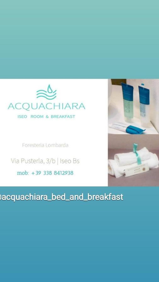 Acquachiara Iseo Deluxe Bed & Breakfast Iseo Center With Garden And Parking Inside Foresteria Bagian luar foto