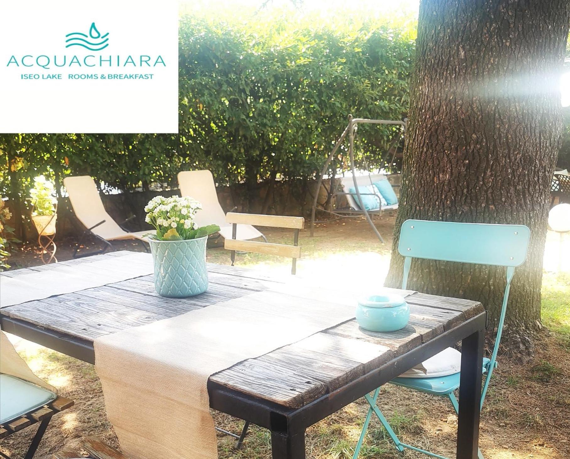 Acquachiara Iseo Deluxe Bed & Breakfast Iseo Center With Garden And Parking Inside Foresteria Bagian luar foto