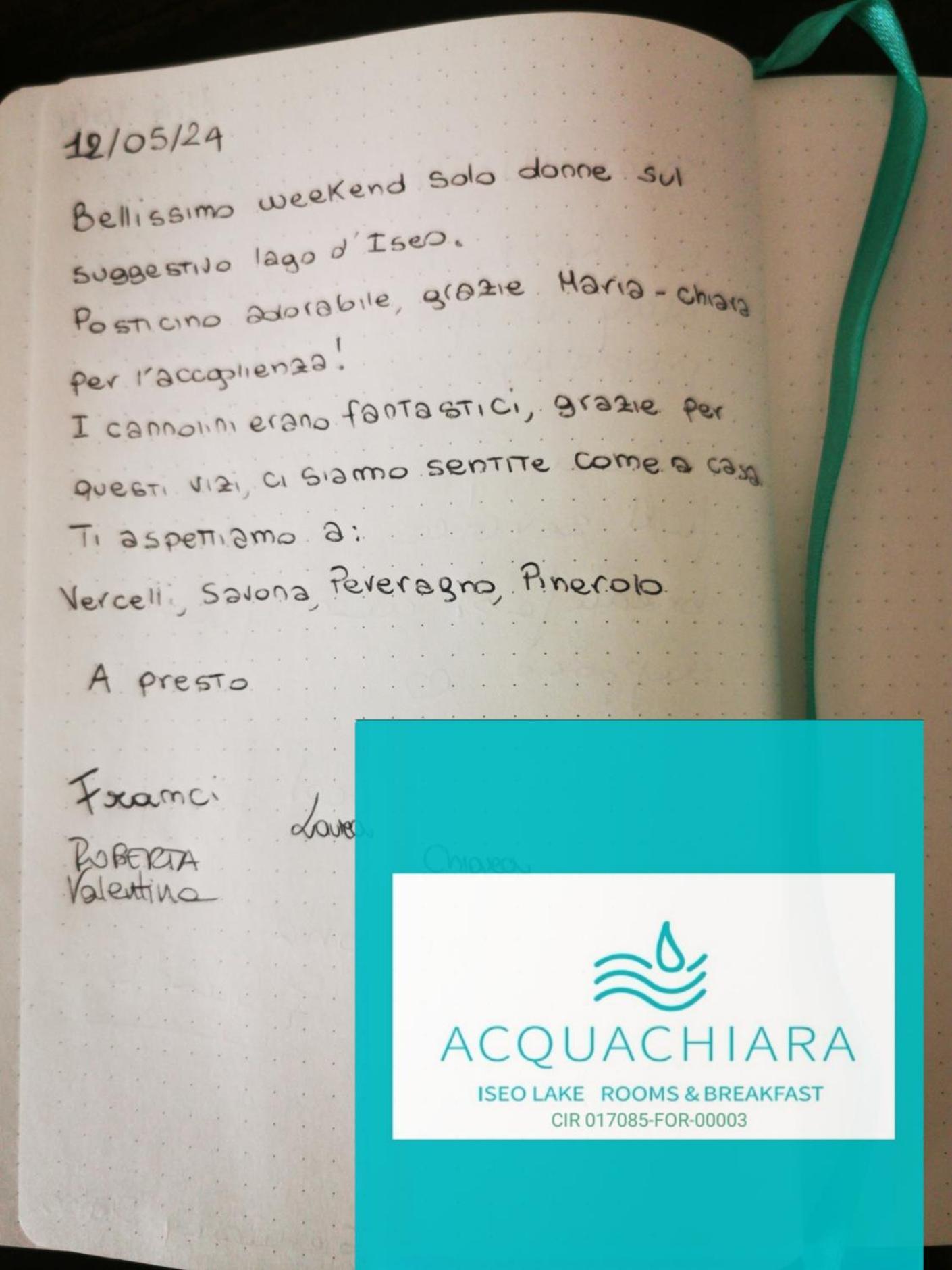 Acquachiara Iseo Deluxe Bed & Breakfast Iseo Center With Garden And Parking Inside Foresteria Bagian luar foto